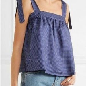 Jcrew 100% silk polka dot top